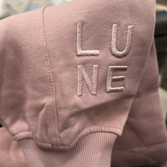 NWT Lune Active Oversized Sweater- Size XS & L- Color: pink - Picture 4 of 4